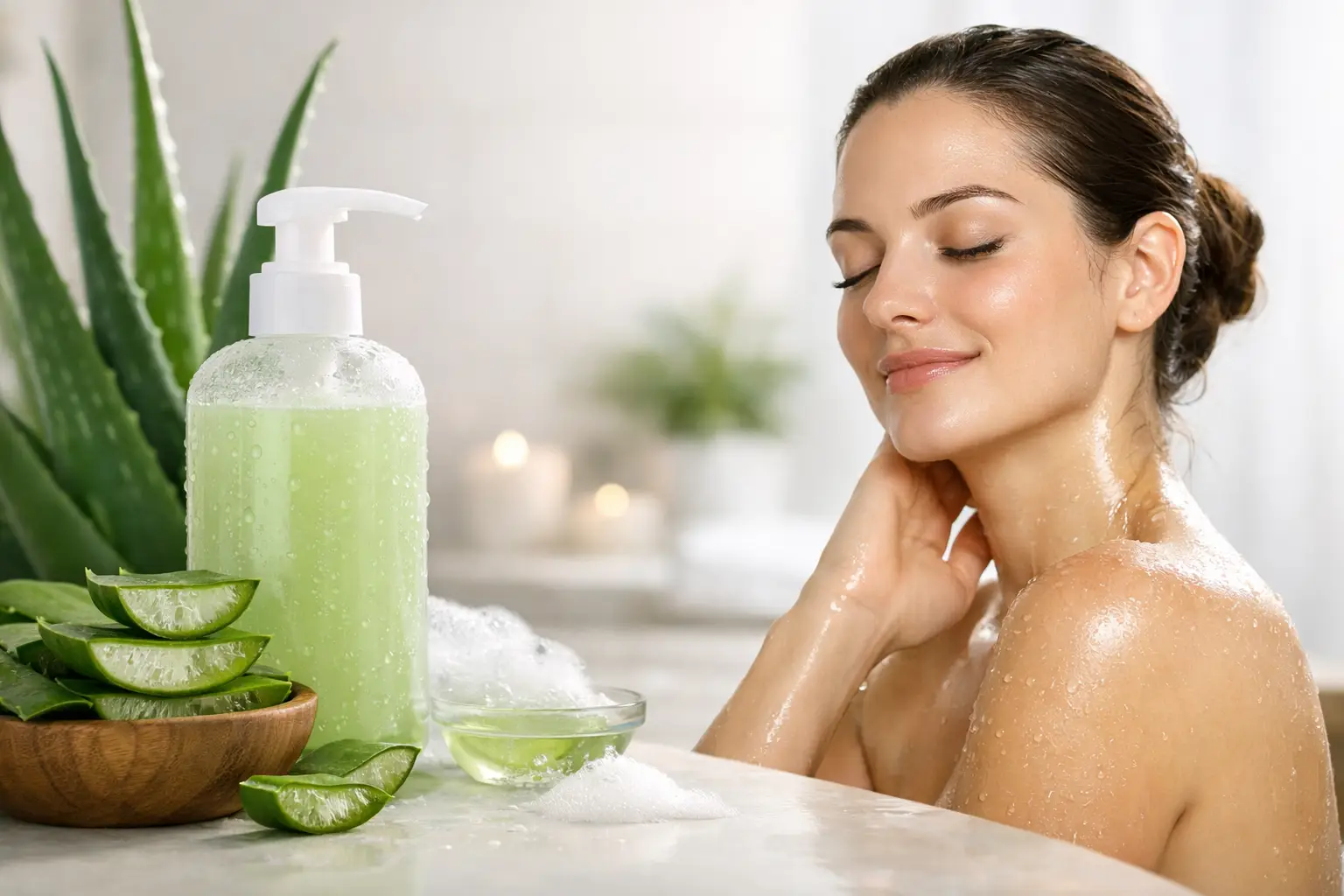 Aloe Vera Body Wash Benefits for Calmer Skin